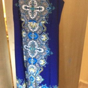 Liz Lange Maxi Dress, BlueMulti